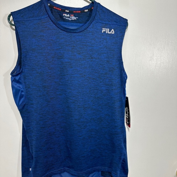 Fila Blue Men's Tank Top - Picture 1 of 2